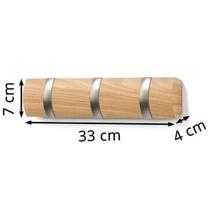 Produktbild für Garderobenleiste Umbra Flip 3, 318853-390, braun