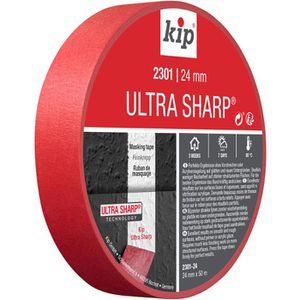 Kreppband KIP 3301-24, Ultra Sharp RED