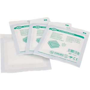 Produktbild für Mullkompressen Nobamed 708207, aus Baumwolle, steril