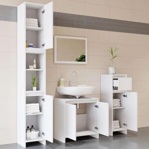 Produktbild für Badschrank Vicco Emma, weiß