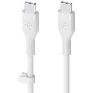 Belkin Ladekabel BoostCharge Flex, weiß, USB C auf USB C, 2m – Böttcher AG