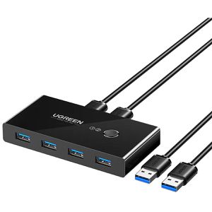 Produktbild für USB-Switch UGREEN 30768, USB 3.0, für 2 PC