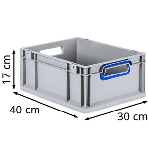 Produktbild für Eurobox Allit ProfiPlus EuroBox 417, grau, 14,9 Liter