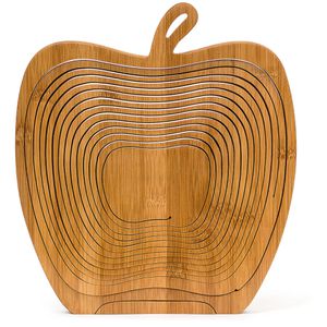 Produktbild für Obstschale Relaxdays 10019142, Faltkorb Apfel