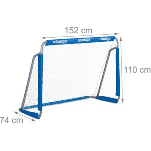 Produktbild für Fußballtor Relaxdays 10032606, aus Metall