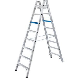 Stehleiter Iller Alu ERGO Plus, 7108-7, beidseitig begehbar