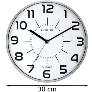 Produktbild für Wanduhr Unilux Pop, Kunststoff, analog, Quarzuhr