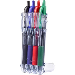 Produktbild für Gelschreiber Pilot G-2 Plus, Set2Go, 2605S4E, dokumentenecht