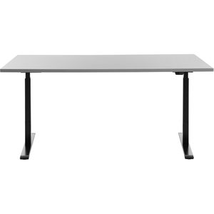 Produktbild für Schreibtisch Topstar E-Table, lichtgrau / schwarz