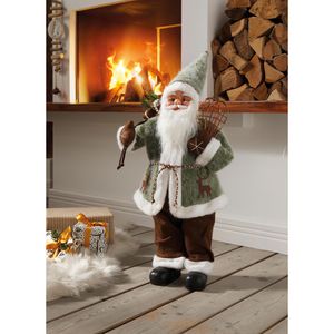 Produktbild für Weihnachtsfigur Frank-Flechtwaren 779812, Santa Schneeschuhe