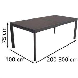 Produktbild für Gartentisch Garden-Pleasure NEREA, Glas