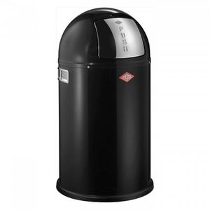 Produktbild für Mülleimer Wesco Pushboy Junior, schwarz