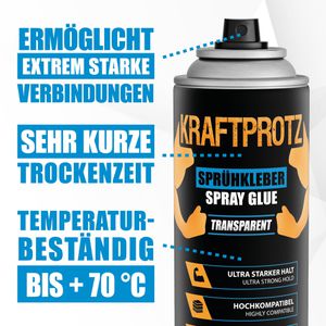 Produktbild für Sprühkleber Kraftprotz 500ml