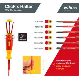 Produktbild für Schraubendreher Wiha LiftUp electric VDE, 41157, Set