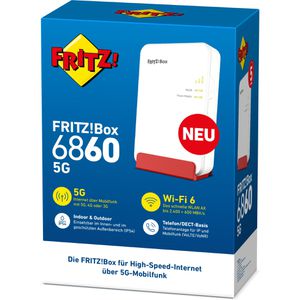 Produktbild für WLAN-Router AVM FRITZ!Box 6860 5G, 20003048, 5G