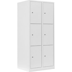 Schließfachschrank Lüllmann 523327, weiß