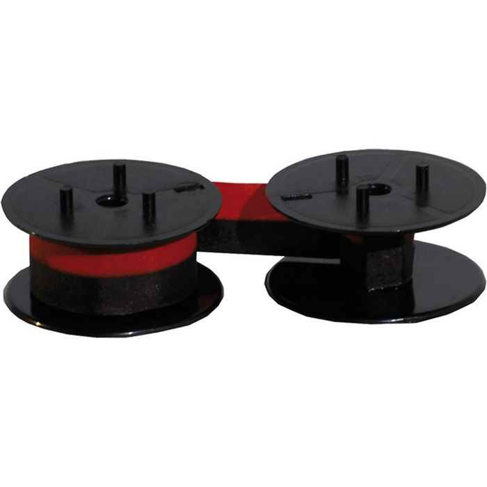 2x Schreibmaschinen Farbband Nylon - Schwarz & Rot Für Klassische Modelle