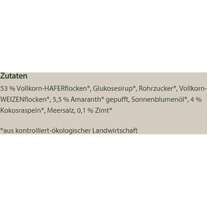 Produktbild für Müsli BioZentrale Crunchy Amaranth, BIO