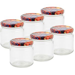 Einmachglas Böttcher-AG Obstdekor, mit Schraubdeckel