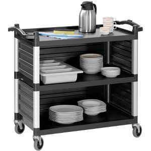 Produktbild für Servierwagen Bartscher TSA300V, 300055, Aluminium / Kunststoff