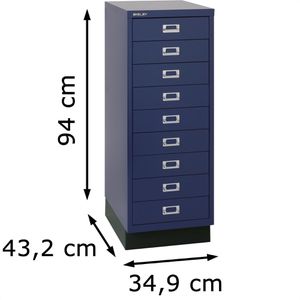 Produktbild für Schubladenschrank Bisley MultiDrawer, aus Metall