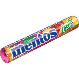Produktbild für Kaubonbons Mentos Fruit Dragees, 40 Rollen