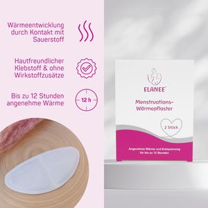 Produktbild für Wärmepflaster ELANEE Menstruation, 2 Stück