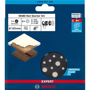 Produktbild für Schleifpapier Bosch Expert M480 Körnung 80-180 Set