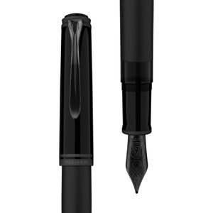 Produktbild für Füller Pelikan Souverän M809 Black Matt, Feder F