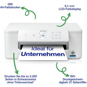 Produktbild für Tintenstrahldrucker Epson WorkForce Pro WF-C4310DW, bis A4