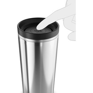 Produktbild für Thermobecher Alfi Iso Coffee Mug Pro steel polished, silber