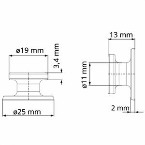 Produktbild für Planenhaken ProPlus 342150S, Planenknöpfe