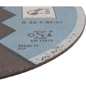 Produktbild für Trennscheibe Metabo Novorapid Inox, Bohrungs-Ø 22,23 mm