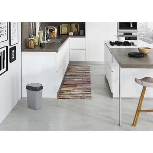 Produktbild für Mülleimer Curver KIS Dual Swing, grau/anthrazit