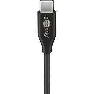 Produktbild für Ladekabel Goobay 39447, schwarz, 2m