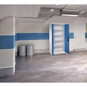 Produktbild für Werkzeugschrank CP-Möbel 8920-052, aus Metall, grau / blau