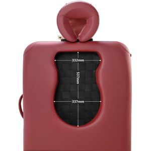 Produktbild für Massageliege Master-Massage Eva aus Holz, klappbar, Armauflage