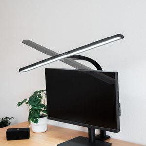 Produktbild für Schreibtischlampe FeinTech LTL00321, schwarz, LED, dimmbar