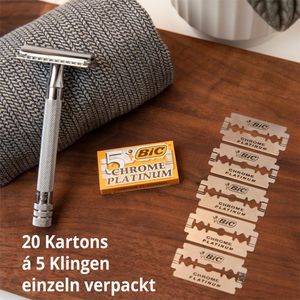Produktbild für Rasierklingen Bic Chrome Platinum