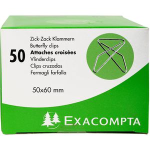 Produktbild für Büroklammern Exacompta 14766E, Zick-Zack, 50x60mm