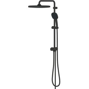 Produktbild für Duschsystem GROHE Vitalio Comfort 250 Flex, schwarz matt