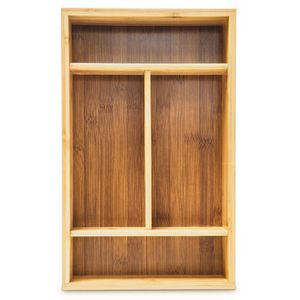 Produktbild für Besteckkasten Relaxdays 10018885 aus Bambus