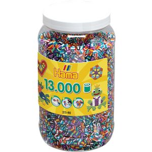 Bügelperlen Hama-Perlen 211-90 Streifen Mix XL
