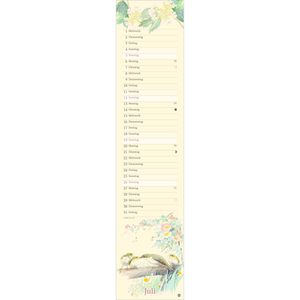 Produktbild für Streifenkalender Heye Edith Holden - Mit der Natur durchs Jahr