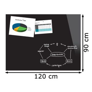 Produktbild für Glas-Magnettafel Sigel B1401 Be!Board, inkl. 2 Magnete