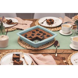 Produktbild für Backform Dr.Oetker-Küchenhelfer Brownieform, aus Silikon