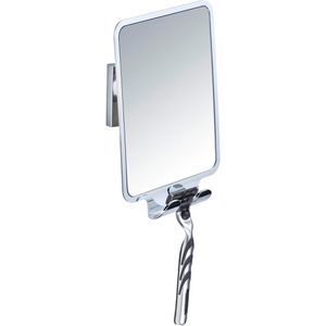 Produktbild für Kosmetikspiegel Wenko Quadro Antibeschlag 22693100, verchromt