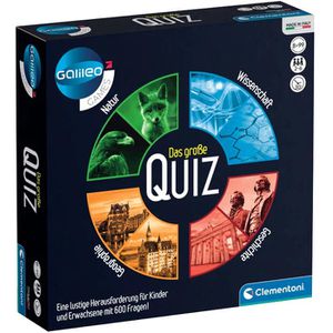 Produktbild für Kartenspiel Clementoni Galileo - Das große Quiz