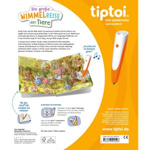 Produktbild für Spielbuch tiptoi 49259, Die große Wimmelreise der Tiere