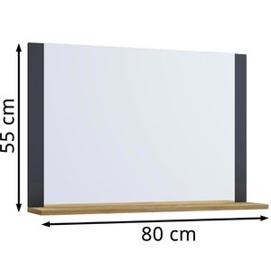 Produktbild für Wandspiegel VCM Lendas 916701, rechteckig